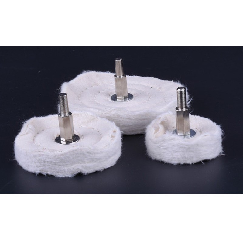 Vải bông trắng đánh bóng hình mặt phẳng 50mm