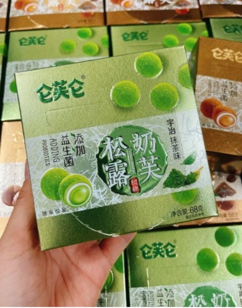 [Hàng chuẩn] Hộp kẹo dẻo trà sữa trân châu 3 vị