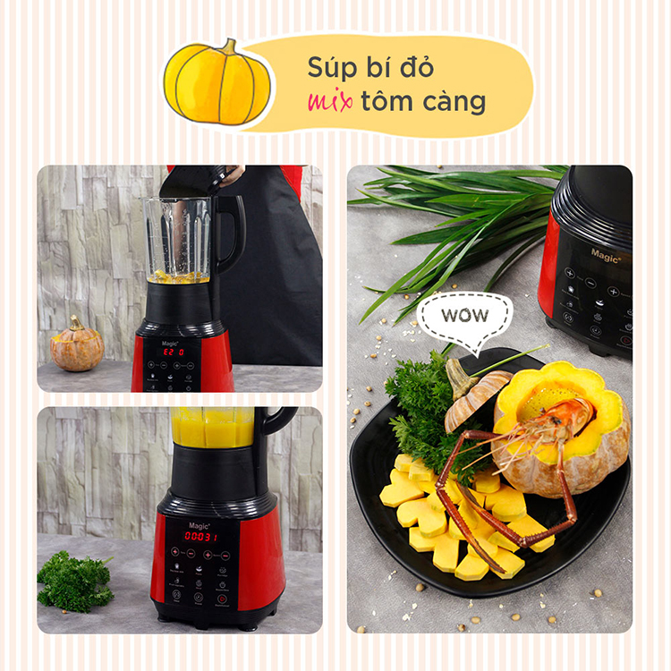 Máy Làm Sữa Hạt Đa Năng Magic Korea A96 Cối Thủy Tinh Vừa Xay và Nấu(Công  Suất 800W - Dung Tích Lớn 1.75 Lít) - Hàng Chính Hãng Bảo Hành 12 Tháng |  Lazada.vn