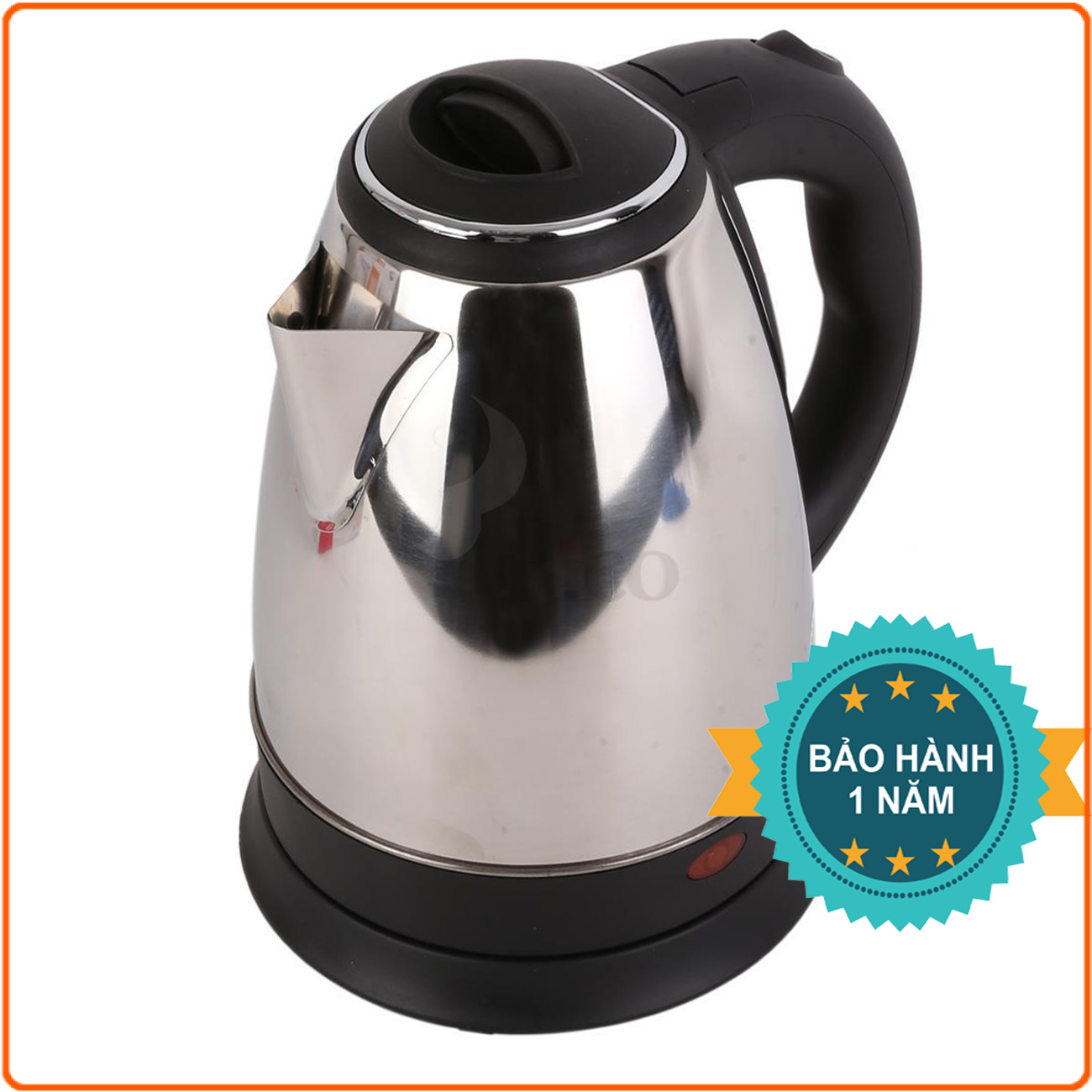 Ấm siêu tốc inox, ấm đun nước siêu tốc 1.8 lít 1500w hàng việt nam chất lượng cao bảo hành 12 tháng + chế độ tự ngắt -ấm siêu tốc - ấm đun nước siêu tốc 1.8 lít-tài nhi