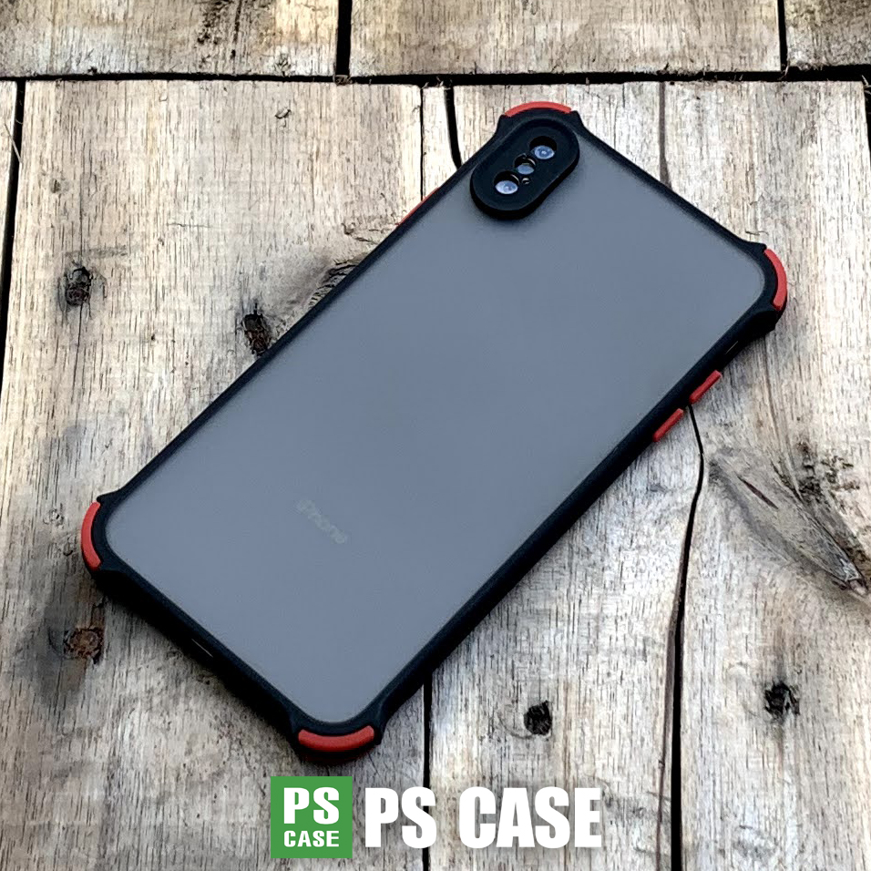 Ốp lưng chống sốc toàn phần màu đen dành cho iPhone XS MAX