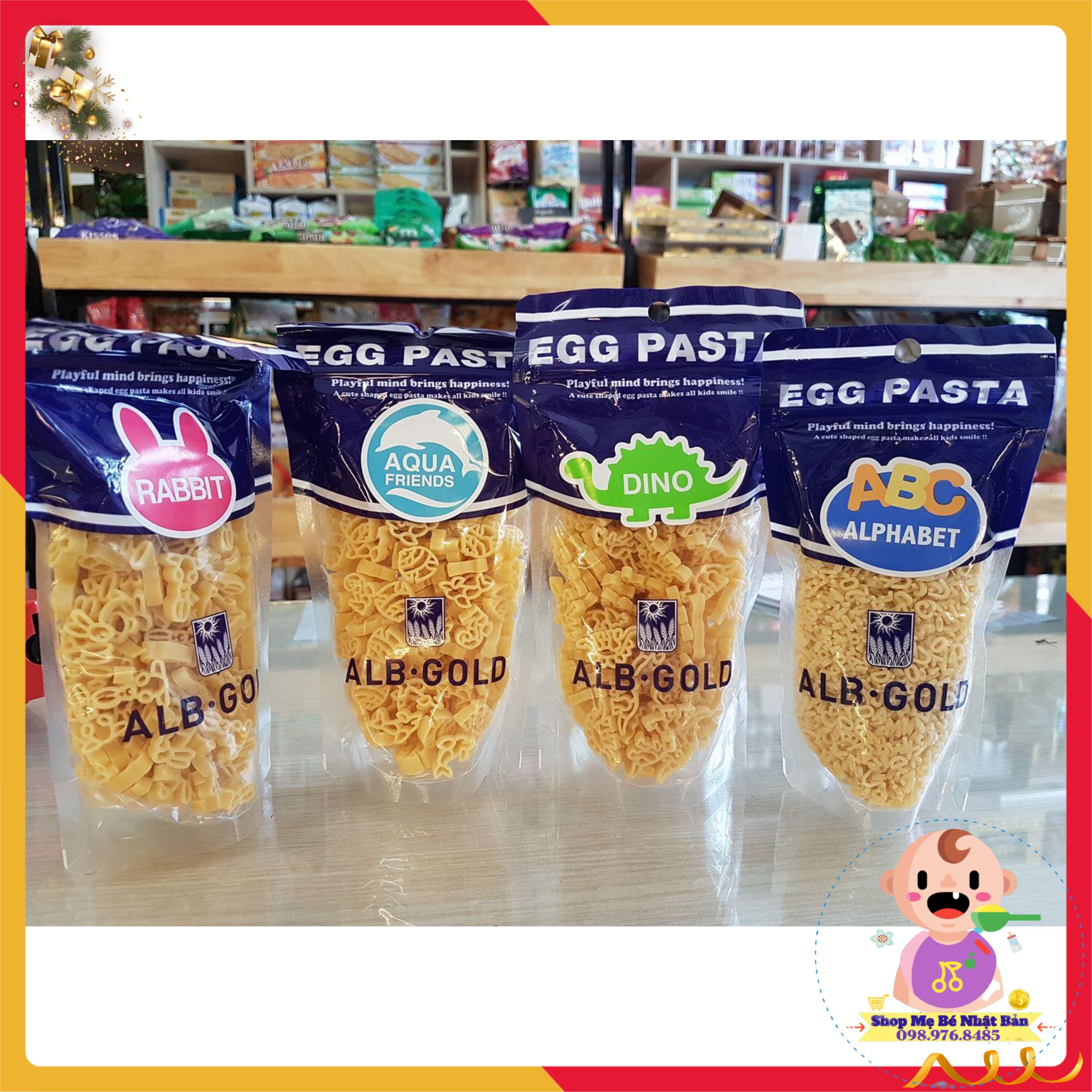 Nui Trứng Egg Pasta Nhật Bản Cho Bé Từ 8m+
