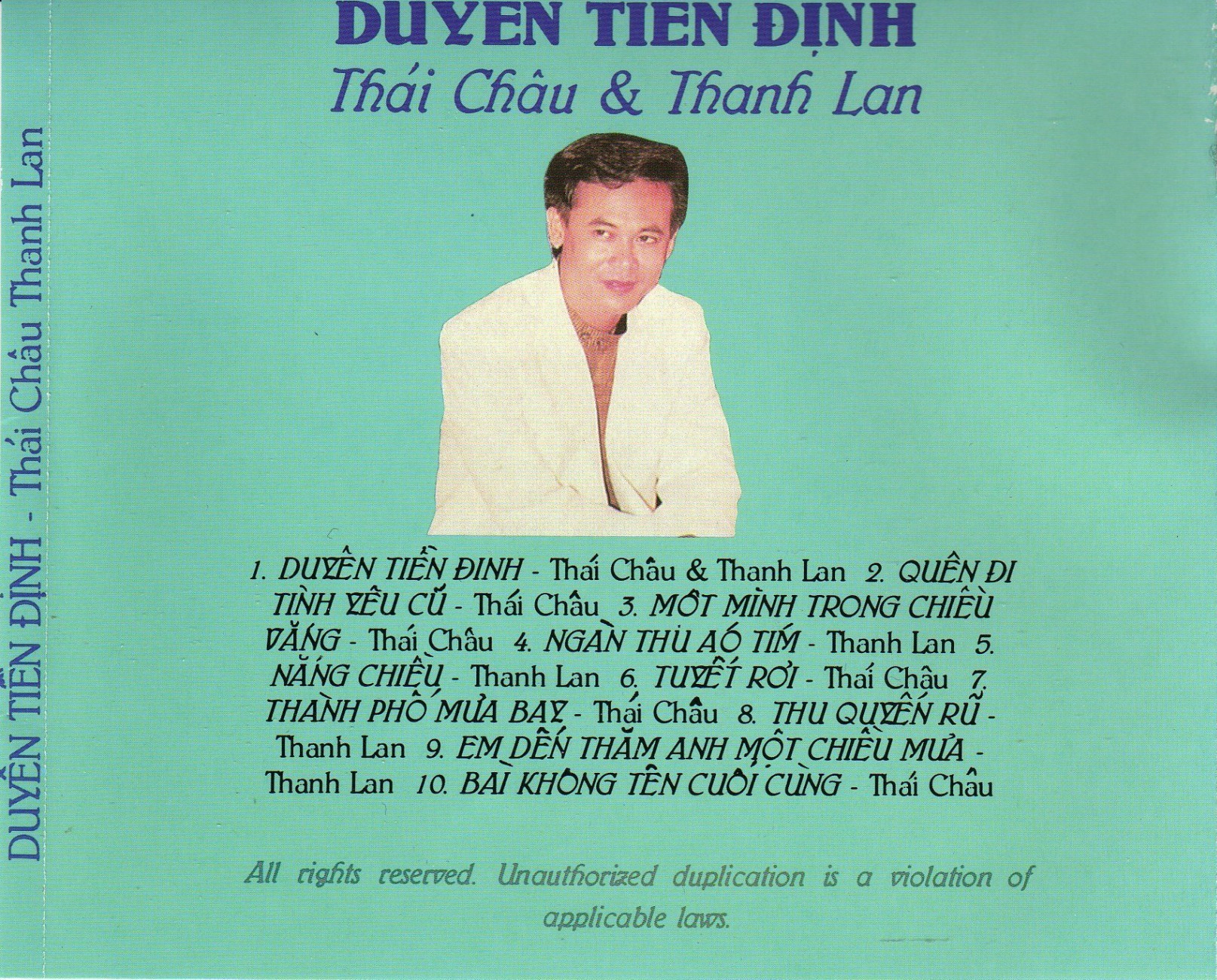 Duyên Tiền Định - Thái Châu - Thanh Lan (BTBCD007)