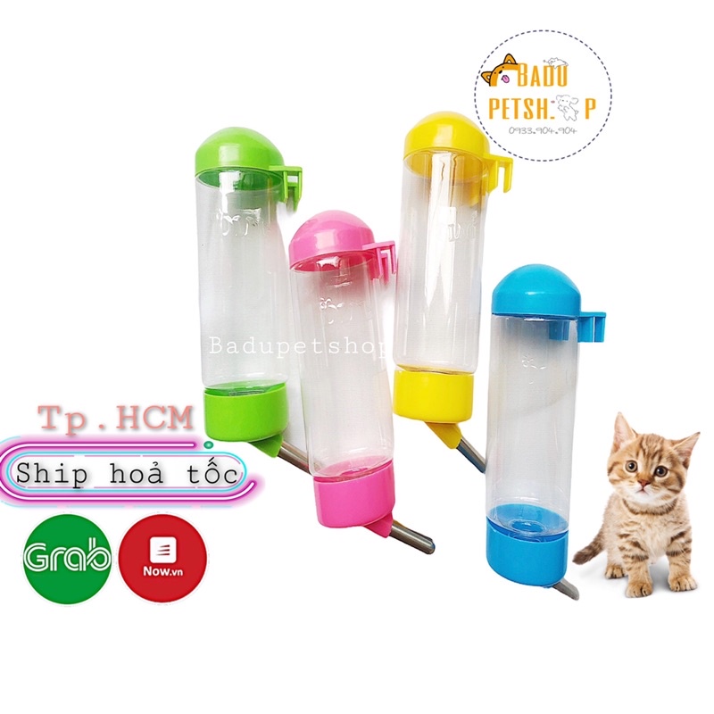 Bình nước treo chuồng thú cưng 350ml