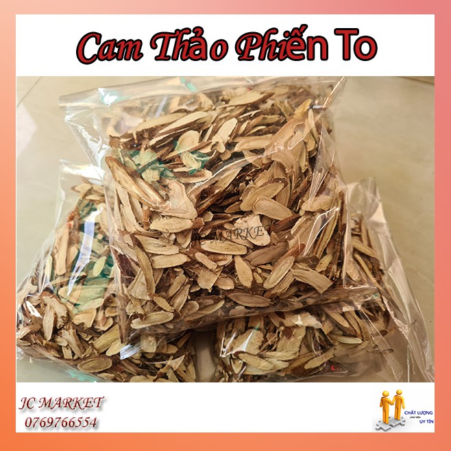 [HCM]Cam Thảo Phiến Loại To -nước sâm  [500gram]