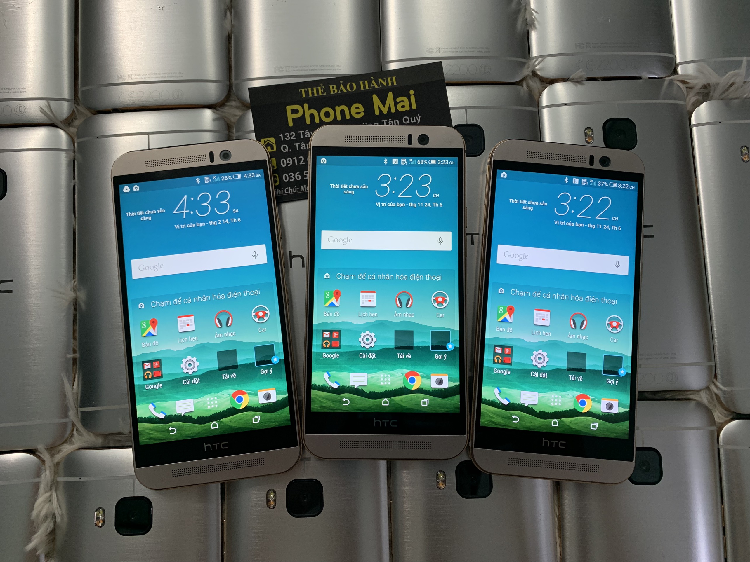 Điện thoại HTC One M9 Ram 3G/32G Android 7.0 Máy Zin, Snapdragon 810