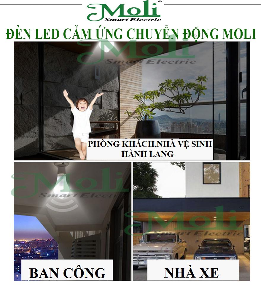 [HCM]ĐÈN LED CẢM ỨNG RADAR SIÊU SÁNG