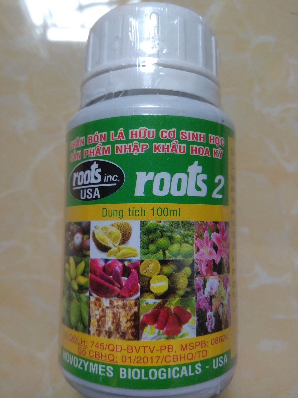 [HCM]Phân bón lá hữu cơ sinh học ROOTS 2 - chai 100 ml