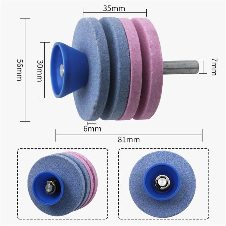 Bộ đá mài dao cho máy khoan 4 in 1