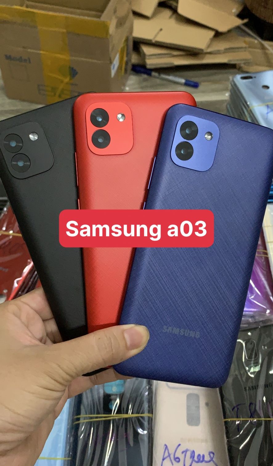 bộ vỏ samsung A03 -ZIN