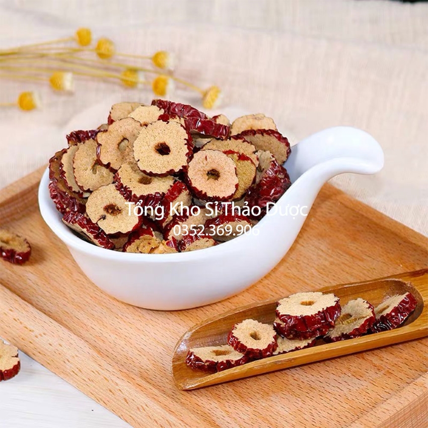 Táo đỏ thái lát 500g