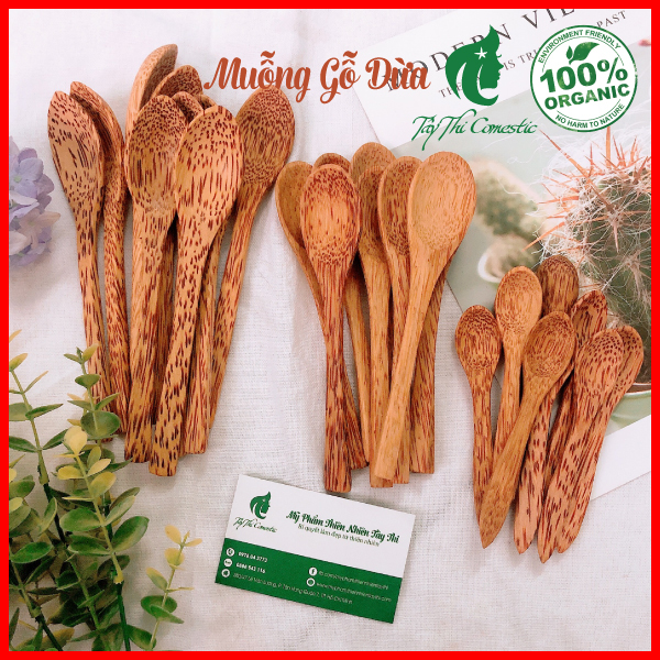 Muỗng Gỗ Dừa Cao Cấp