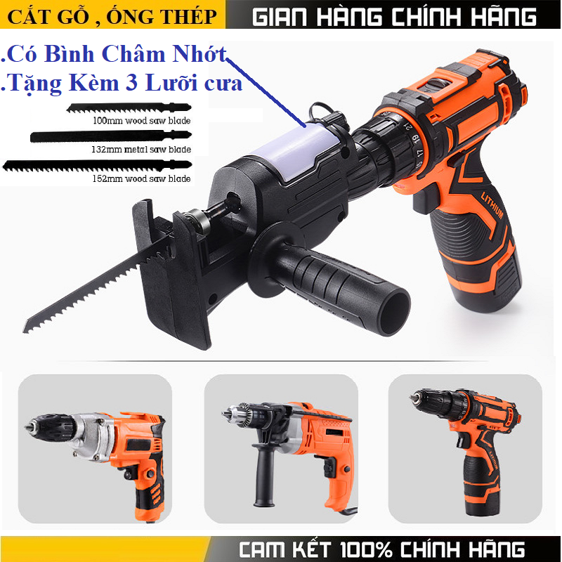 Bộ chuyển đổi máy khoan thành máy cưa lọng