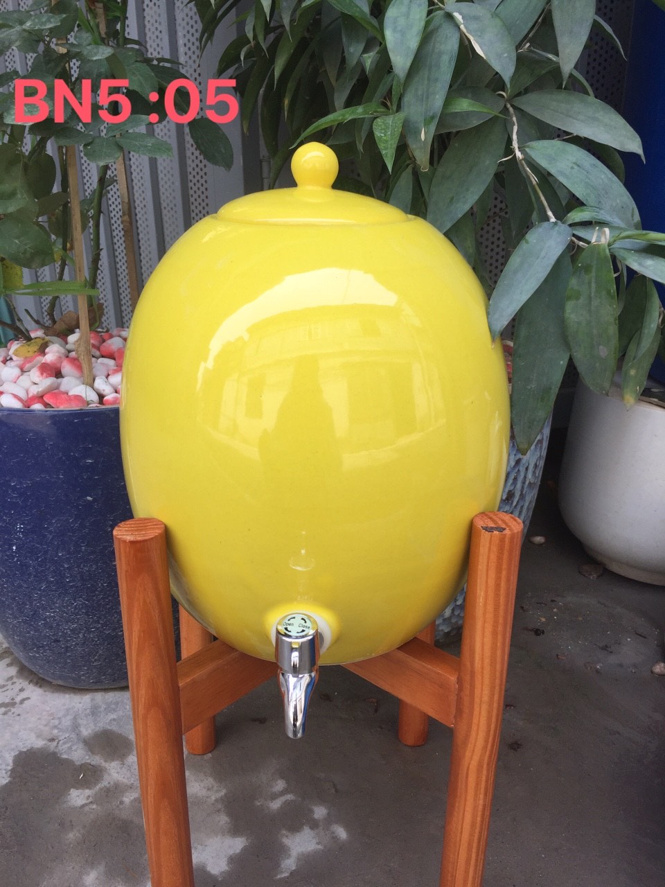 Bình nước sứ Bát Tràng 05 lít