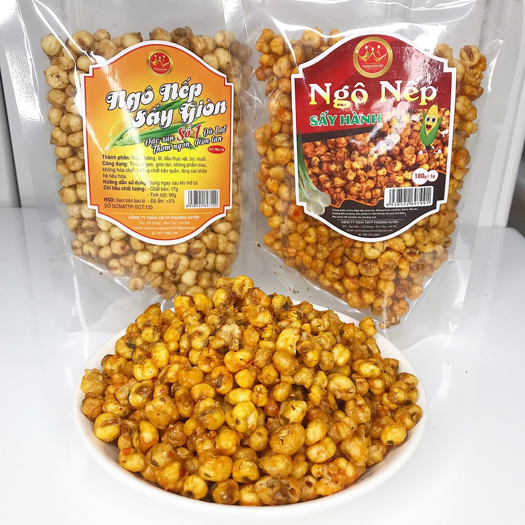 Ngô nếp sấy giòn 500Gr