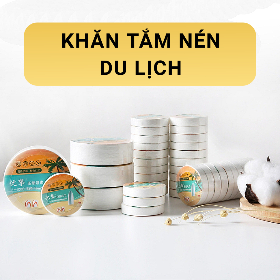 Khăn Tắm Nén Du Lịch Loại To