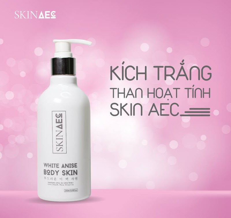 Sữa Tắm Trắng Than Hoạt Tính White Anise Body(250ml) - trắng da mịn màng không trắng ảo bật tone từ lần đầu tiên