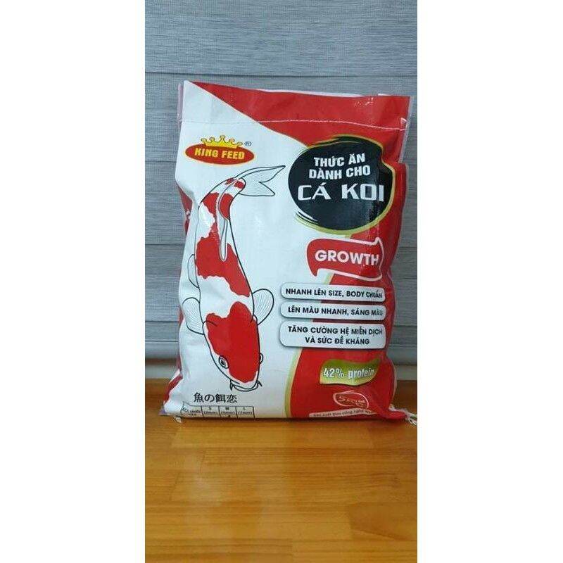 1kg cám cá koi King feed (hạt 1mm) 42% đạm.