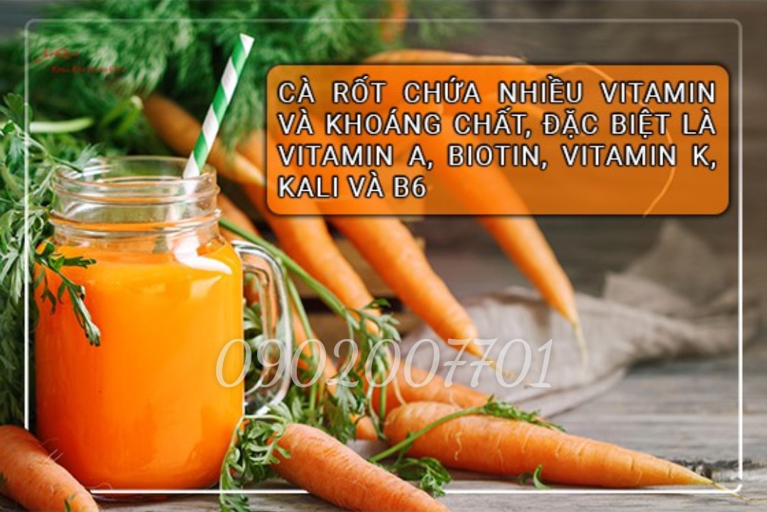 100g Bột cà rốt sấy lạnh nguyên chất 100%