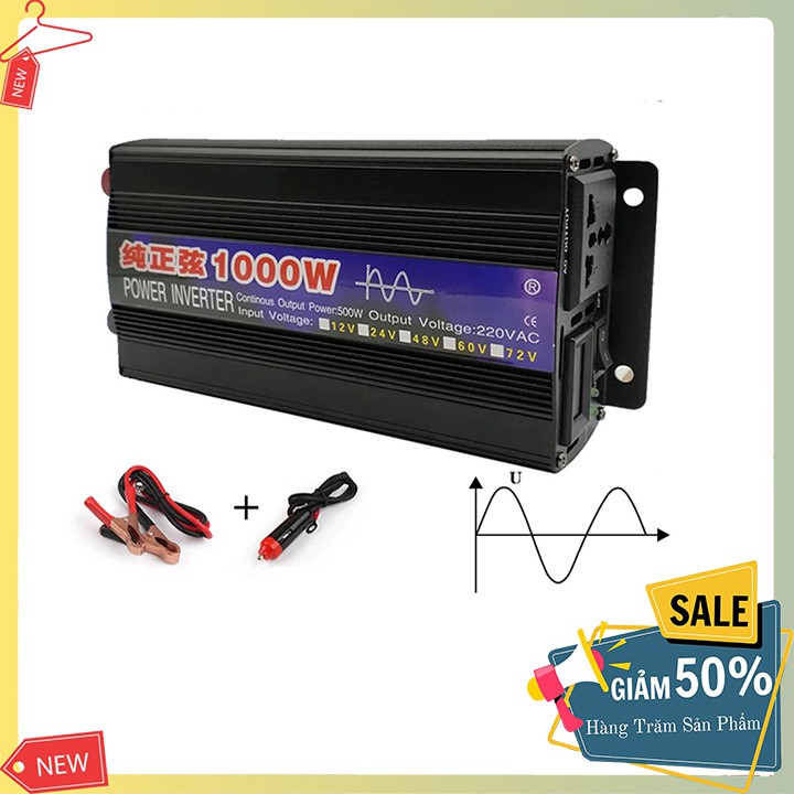 Máy kích điện inverter 1000w sin chuẩn