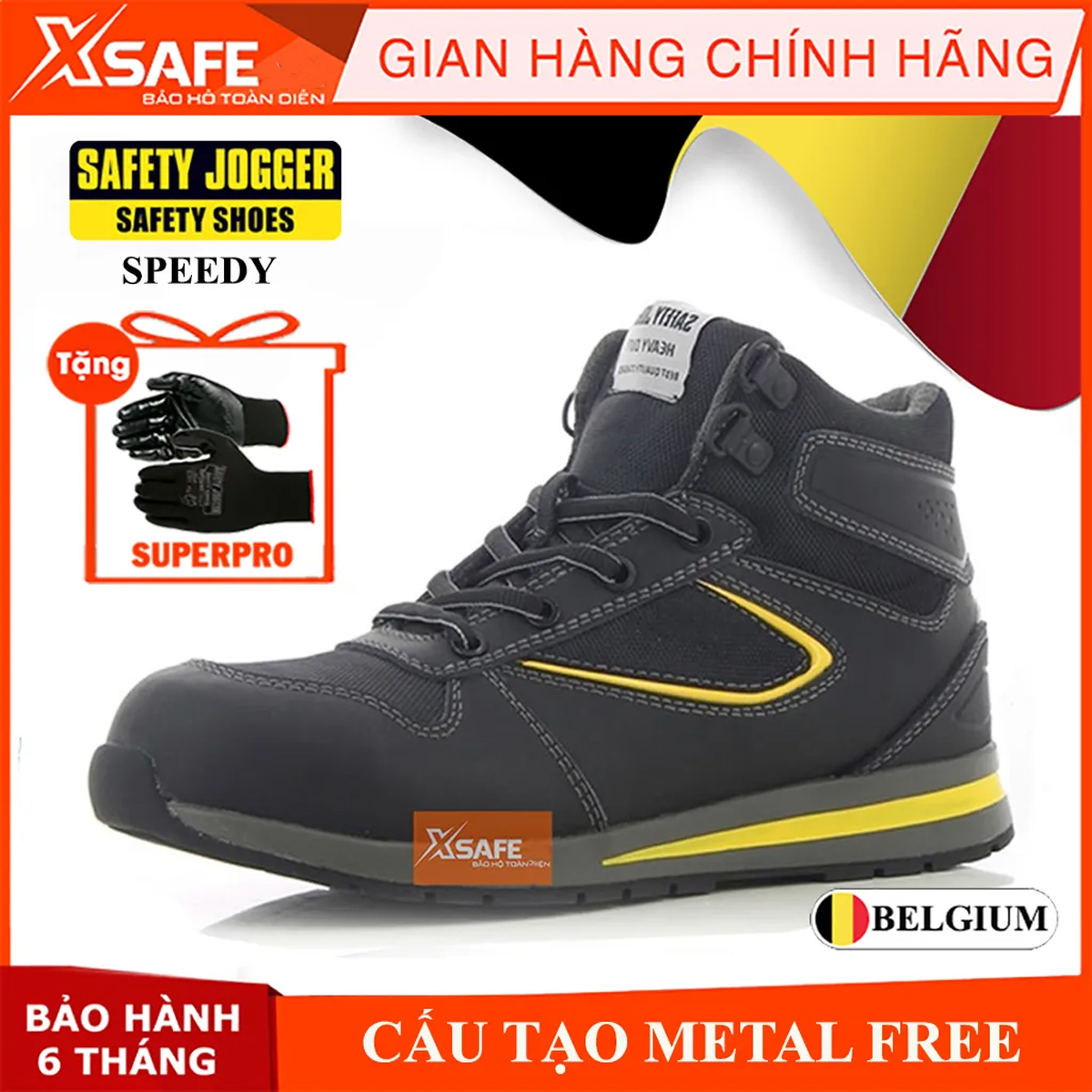 Labor protection shoes male jogger speedy HRO senior nubuck leather, texture African super light metal, heat resistant 300 degree shoes works, factory, airport high collar sports styling [xsafe] [Xtool]