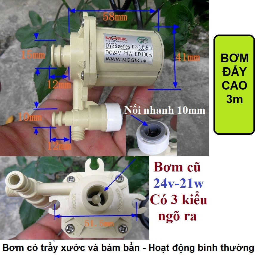 Máy bơm Không chổi than các loại