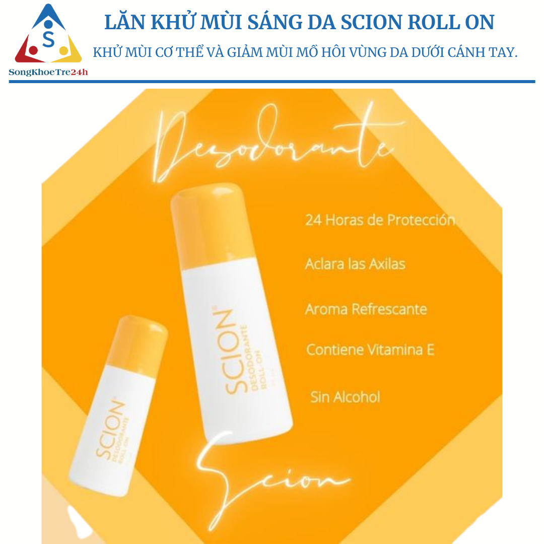 Lăn khử mùi sáng da Scion Brightning Roll On 75ml
