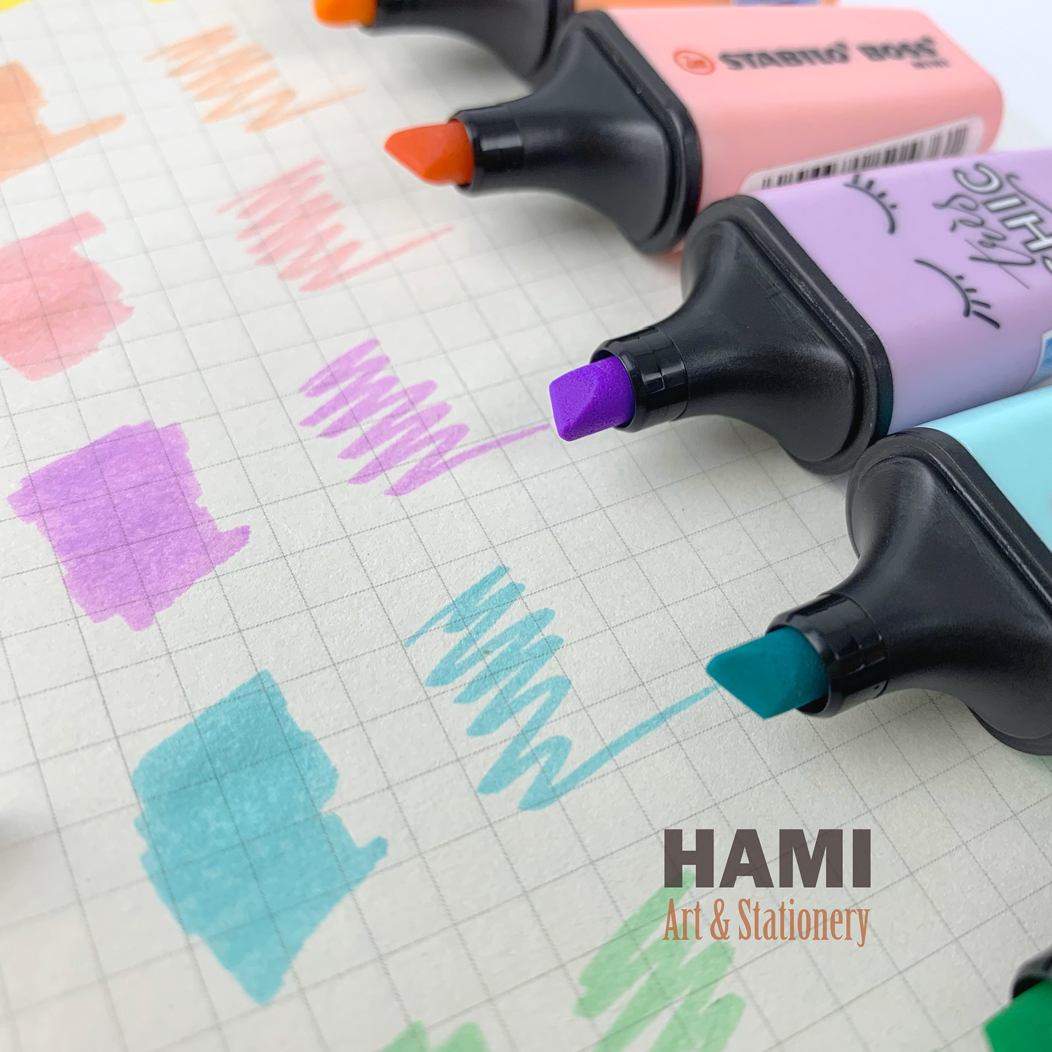 Bút dạ quang STABILO BOSS mini Pastel HLP07