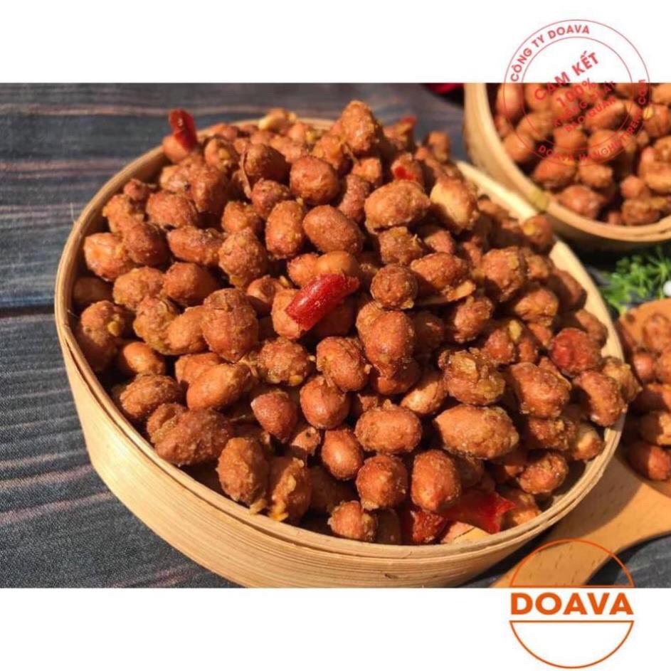 Đậu Phộng Rang Tỏi Ớt Lon Pet 250gram