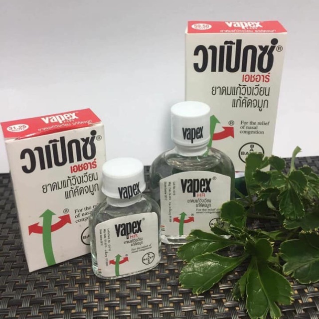 Dầu Nghẹt Mũi Nhức Đầu VAPEX THÁI LAN