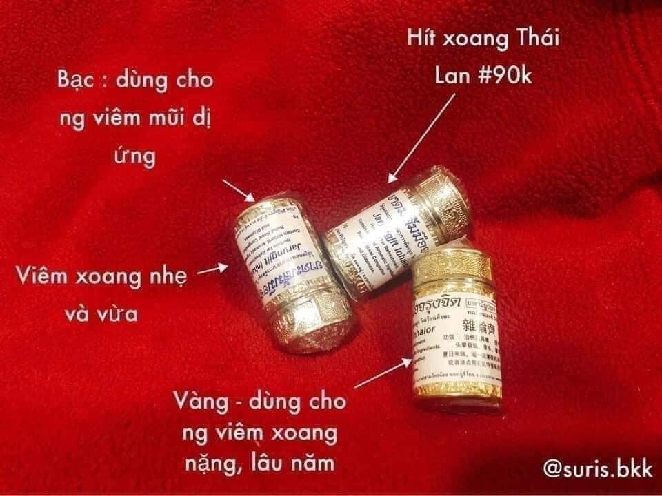 [hàng chính hãng] Dầu Hít Mũi Jarungjit Thái Lan
