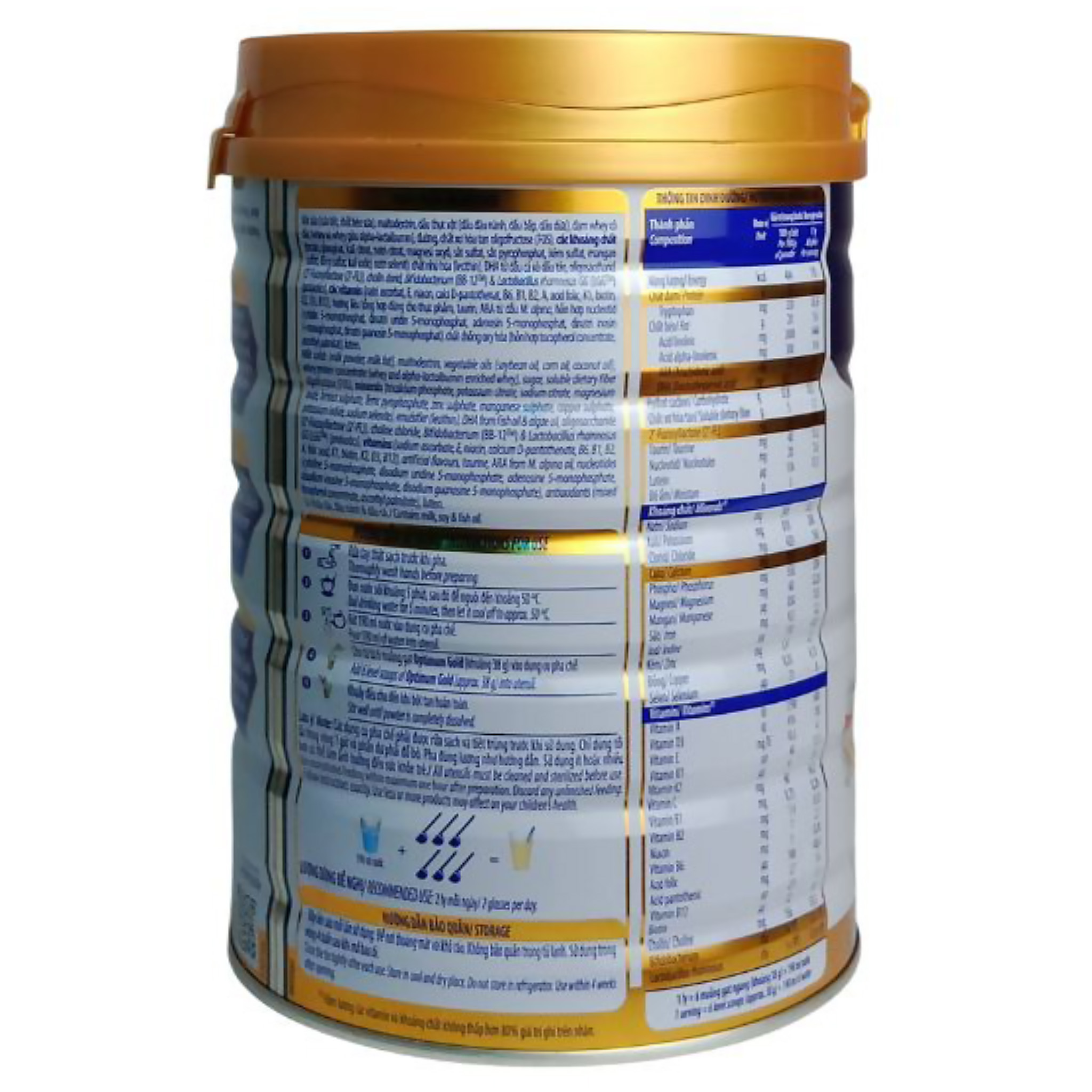SỮA BỘT OPTIMUM GOLD OPTIMIX SỐ 3/4 850G