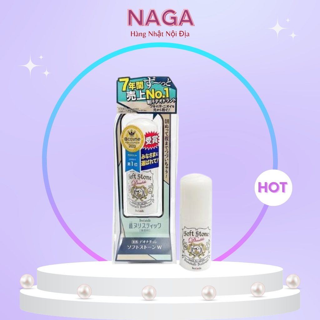 LĂN NÁCH ĐÁ KHOÁNG SOFT STONE CRYSTAL NHẬT BẢN 50ml