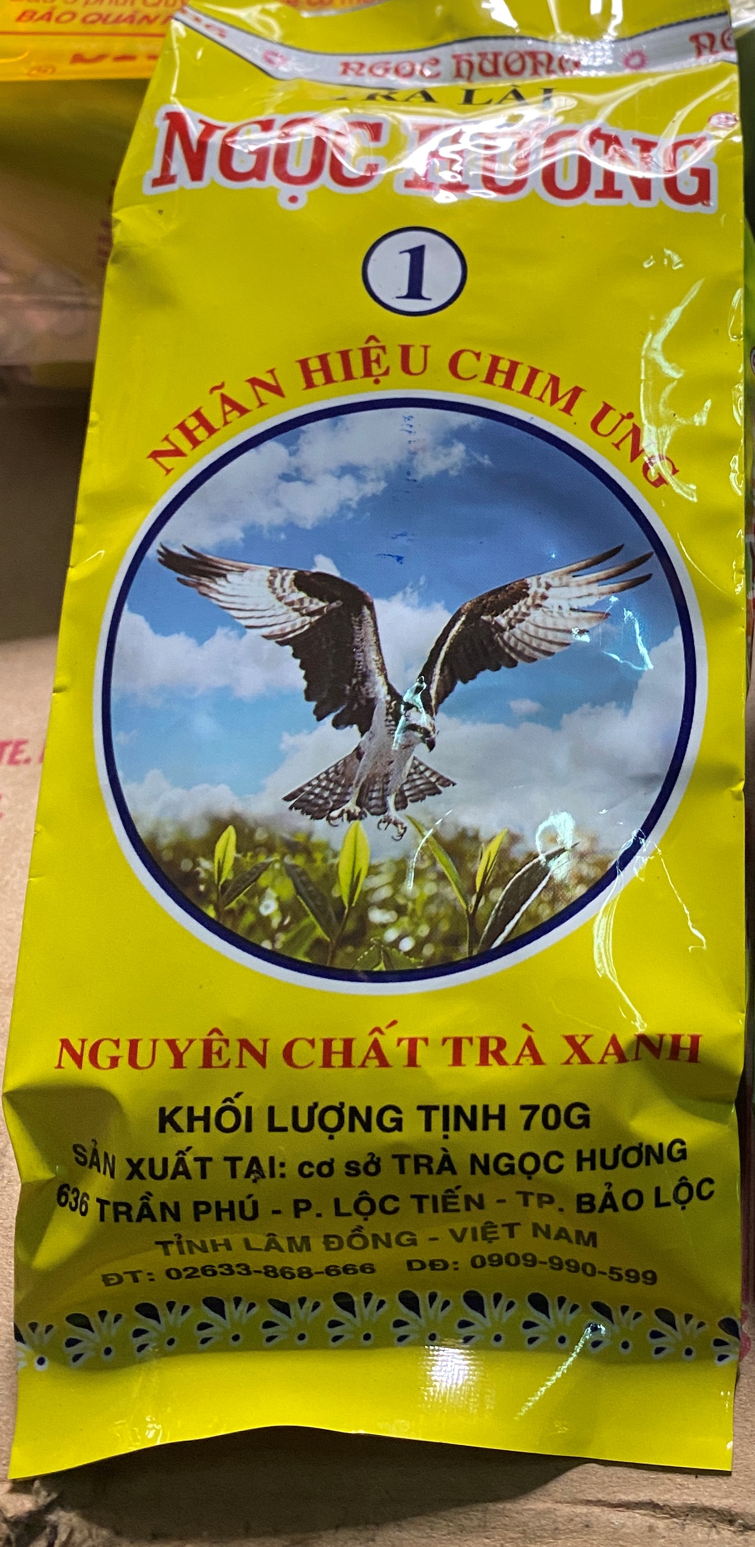 TRÀ NGỌC HƯƠNG LÀI – SÂM DỨA 70g/gói (LỐC 6 GÓI)