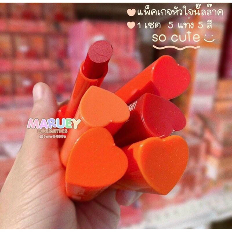Set 5 Cây Son Sáp Hasaya Thailand