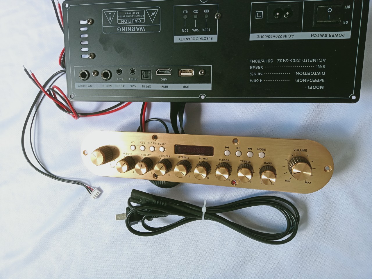 BO MẠCH LOA KÉO K10 PLUS CÔNG SUẤT 100W