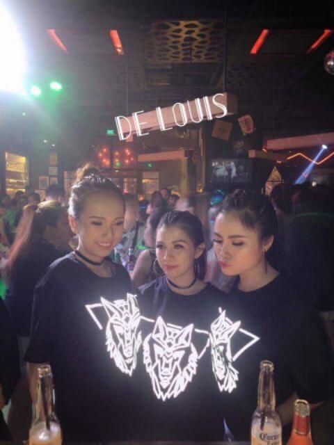 Áo Thun Form Rộng In Hình Đầu Sói Phát Sáng Cực Ngầu TTSL0269