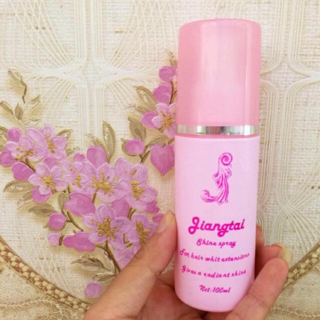 Xịt dưỡng tóc giả 100ml - màu hồng
