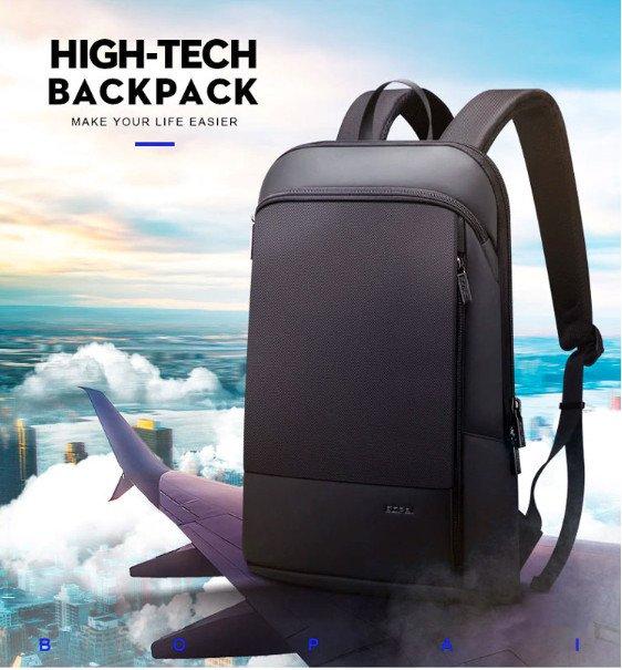 IT Smart Balo doanh nhân Bopai cao cấp siêu mỏng nhẹ 15,6 thế hệ mới 2021