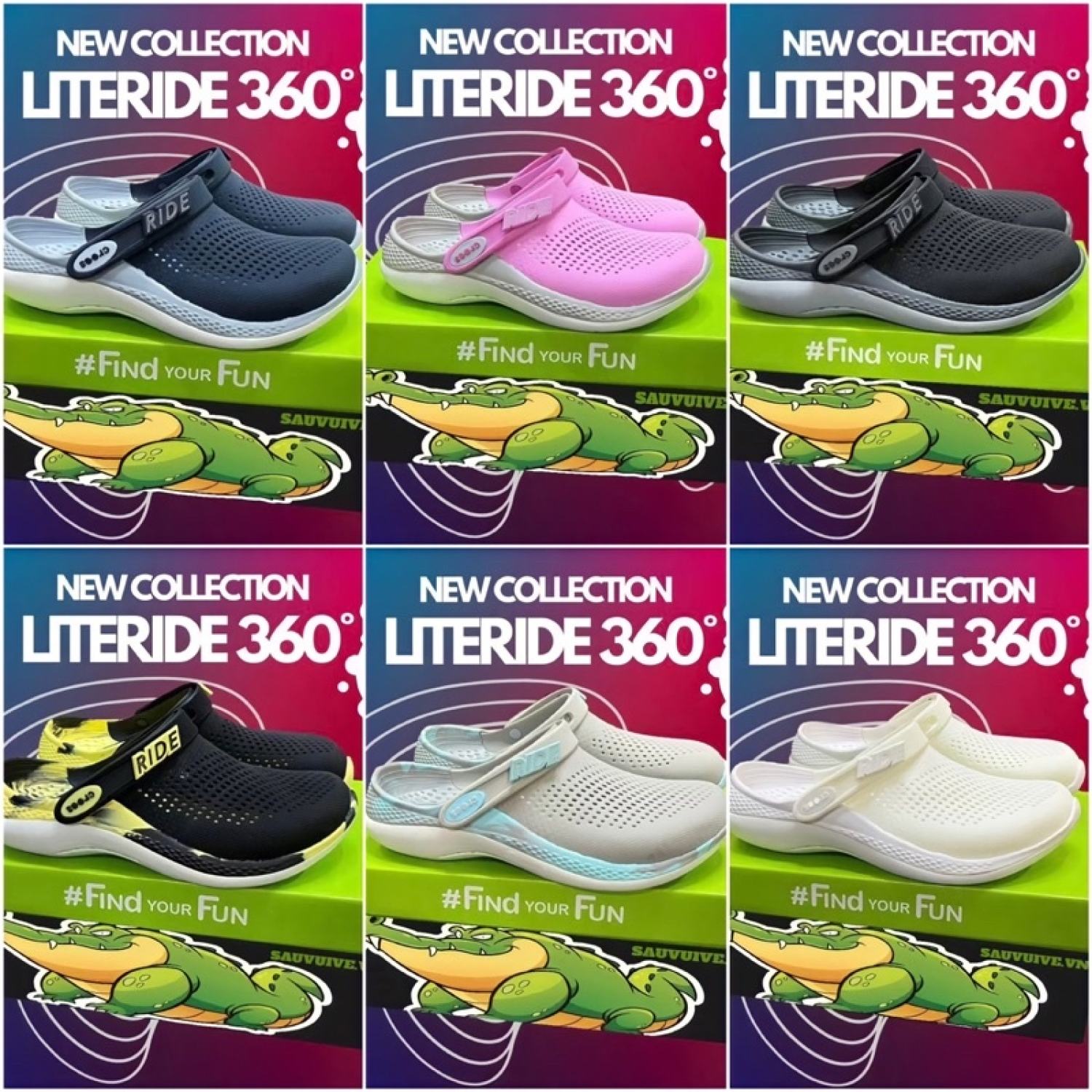 dép cross literide nhiều mầu cho nam và nữ cực êm hàng l ại 1 chính hãng