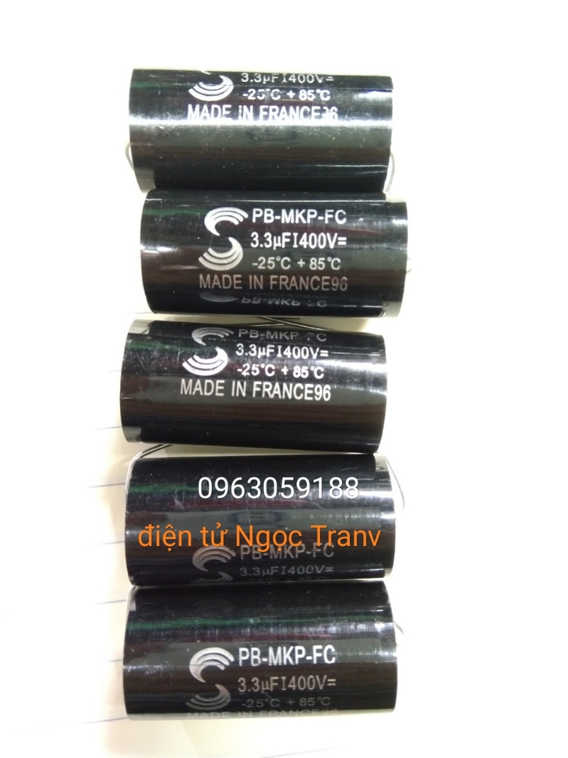 Tụ 3-3m - 400V Zin - Combo 6 Con