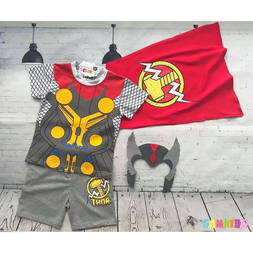 Bộ quần áo thần sấm Thor - hàng Samkids