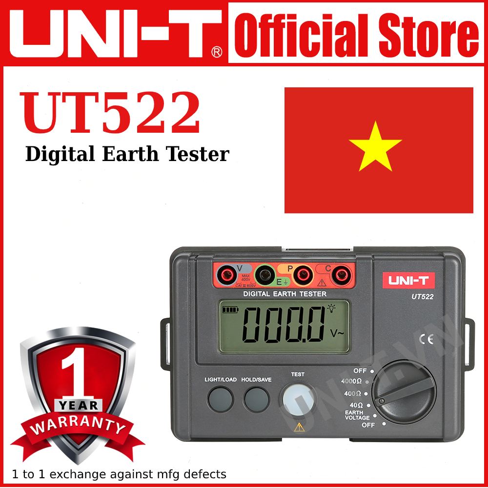 [HCM]UNI-T UT522 Earth Resistance Tester