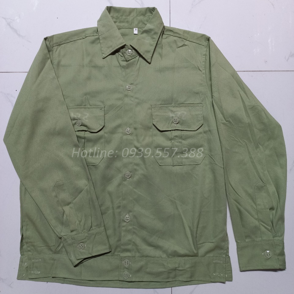 Men's multifunction khaki work safety shirt 1 (light blue gray)