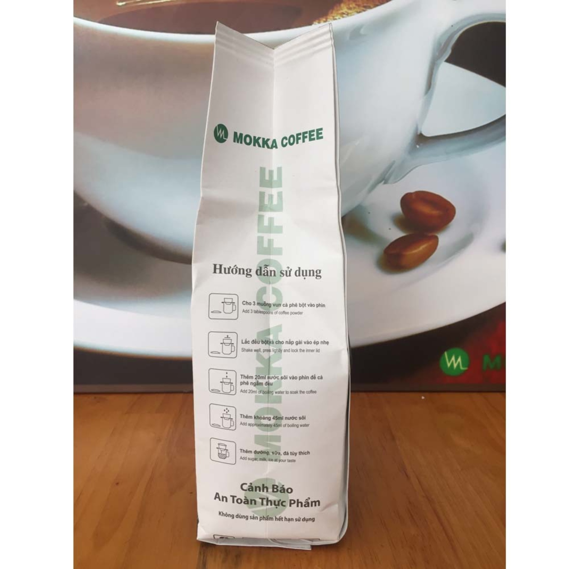 1Kg ( 2 Gói) Cà phê rang xay MOKKA đặc biệt