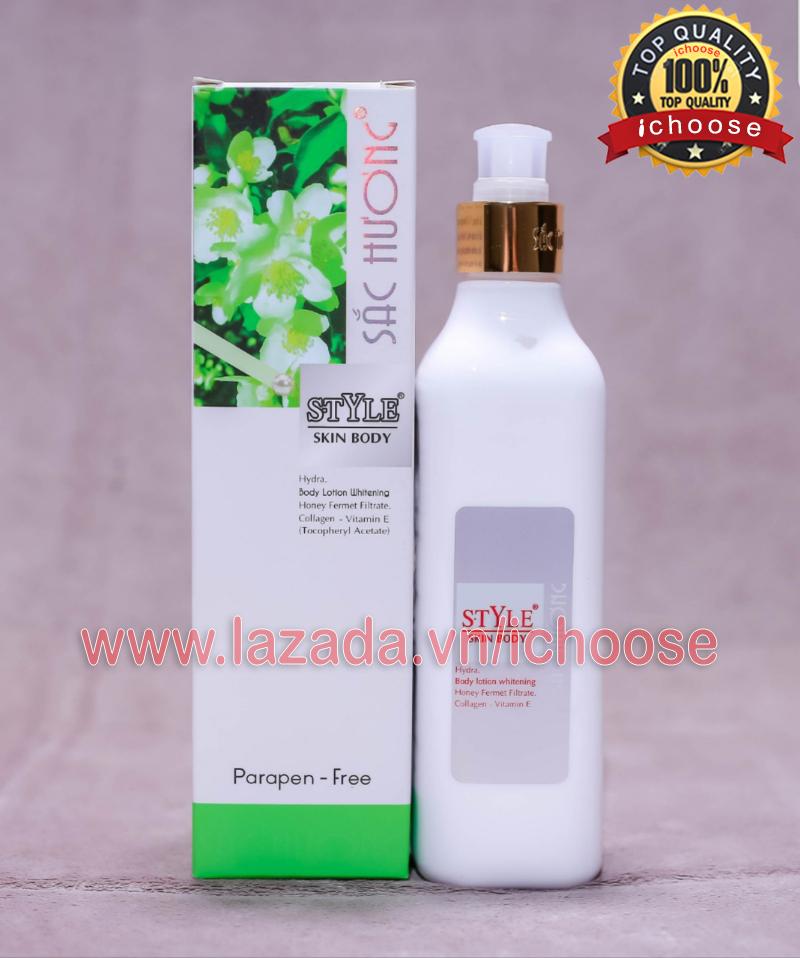 [HCM]Kem dưỡng trắng da toàn thân Sắc Hương  250ml