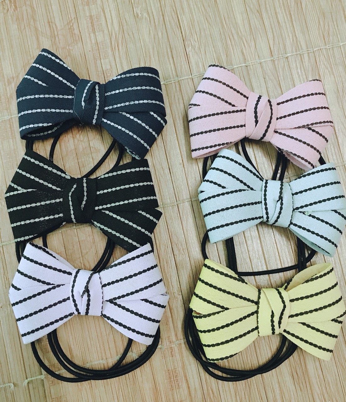 Sét 2 Dây cột tóc buộc tóc nơ(nhiều mẫu) - phukienteen