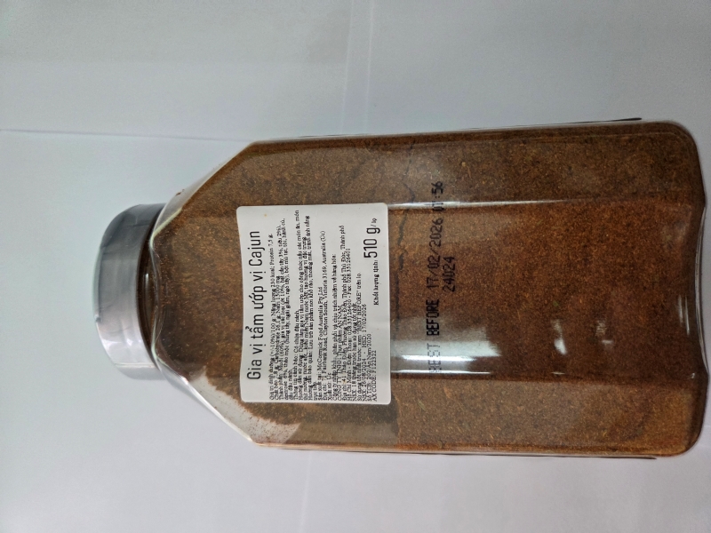Gia Vị Tẩm Ướp Vị Cajun Mccormick (510g) nhập khẩu Úc