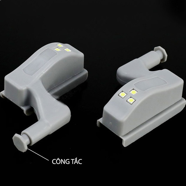 Đèn Gắn Bản Lề Tủ Quần Áo 3 Led Kèm Pin