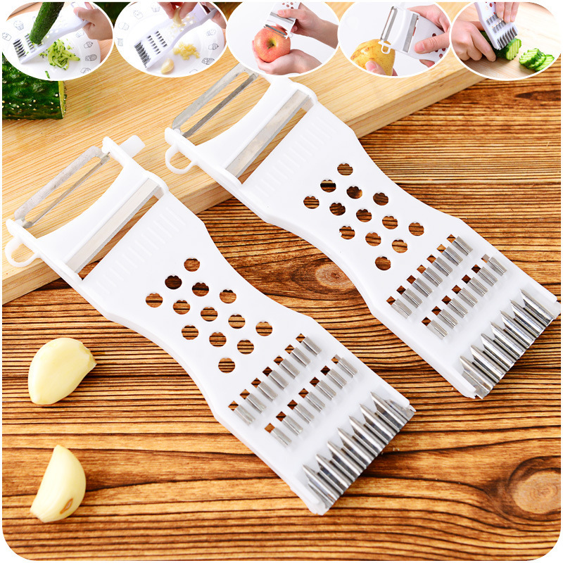 6 in 1 multi-functional stainless steel squeezer scraper blade quickly convenient fruits scraper-Lumbley